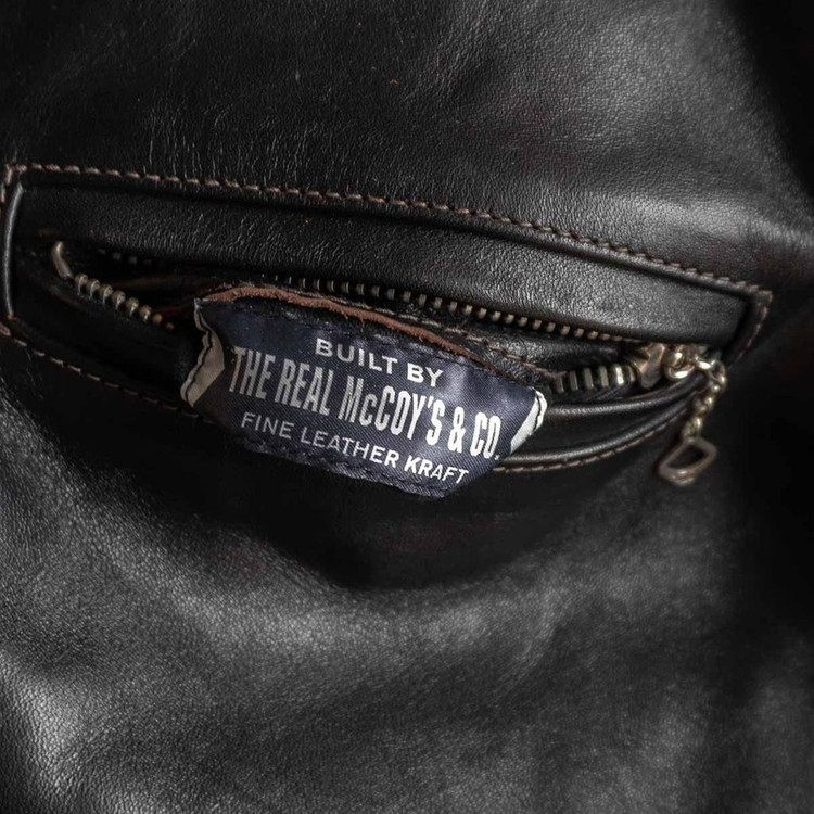 리얼맥코이 Buco 부코 j-100 가죽 레더 자켓 38 뉴핏--4