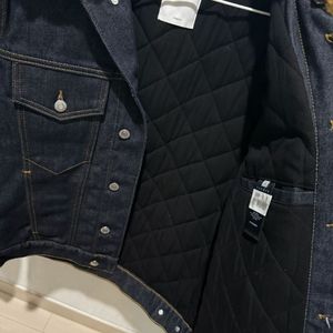 산드로 양털 안감 데님 자켓