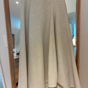 랑방 아이보리 모 스커트