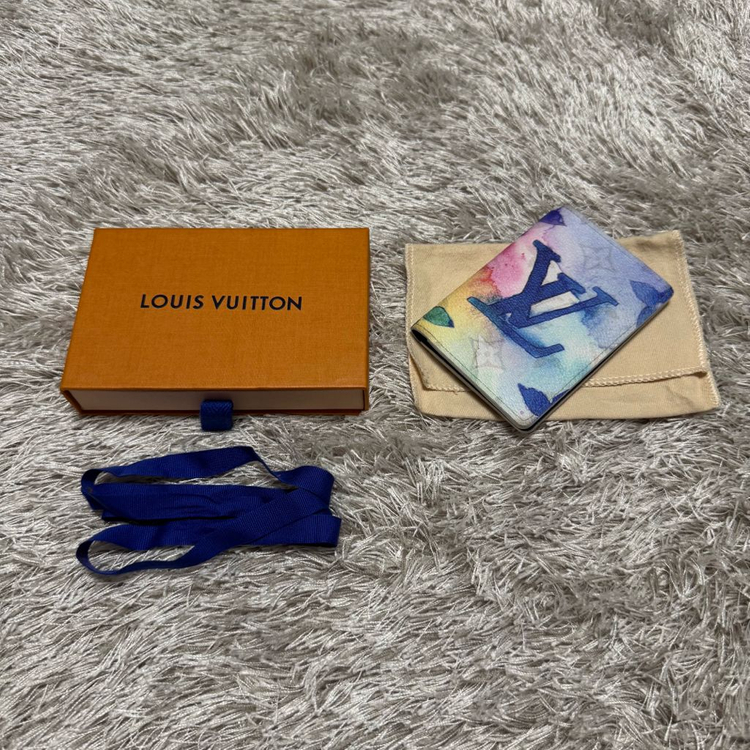 [ OS ] 루이비통 이클립스 워터컬러 오거나이저 카드지갑--5