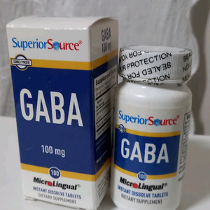 미개봉 슈퍼리어소스 GABA 100mg