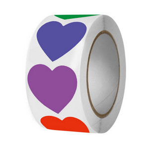 하트스티커 롤스티커 500매 재고정리합니다