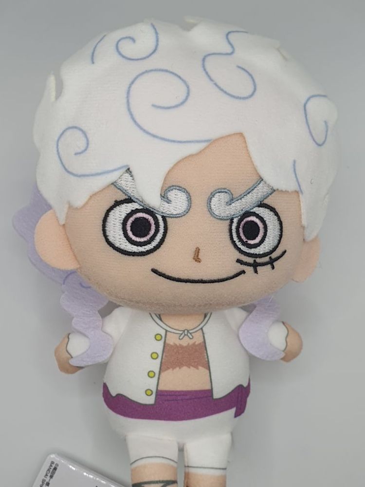 반다이 정품 16cm 원피스 니카 루피 봉제 인형 누이--1