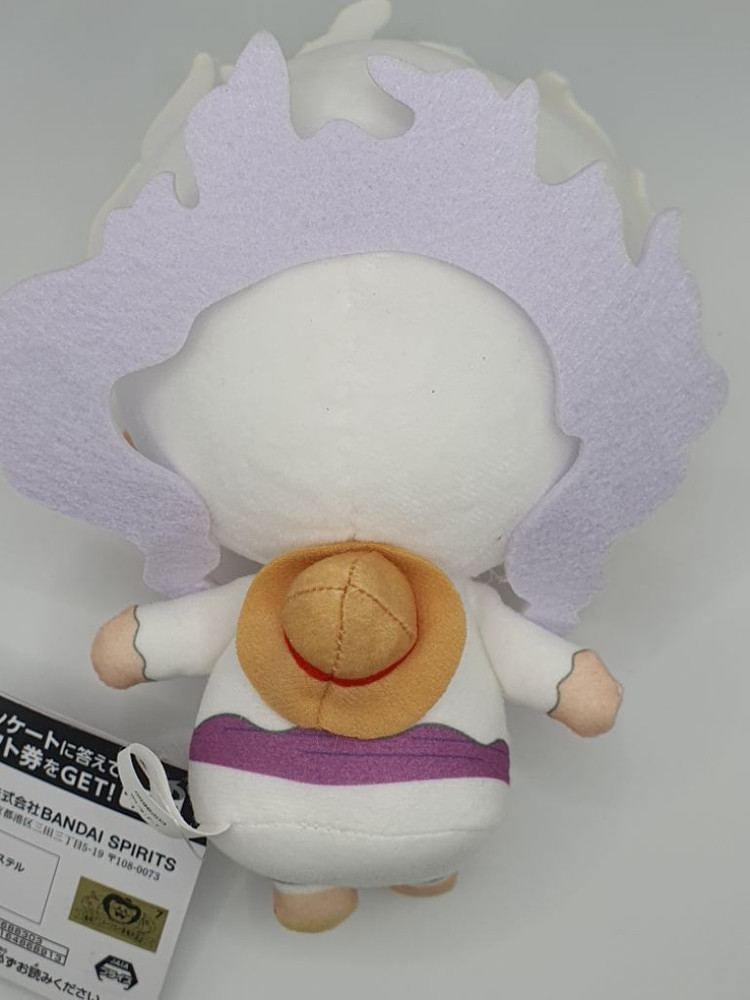 반다이 정품 16cm 원피스 니카 루피 봉제 인형 누이--2