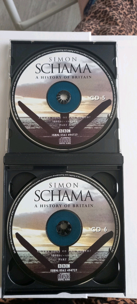 미사용 BBC 영국사 CD 8개 세트--6