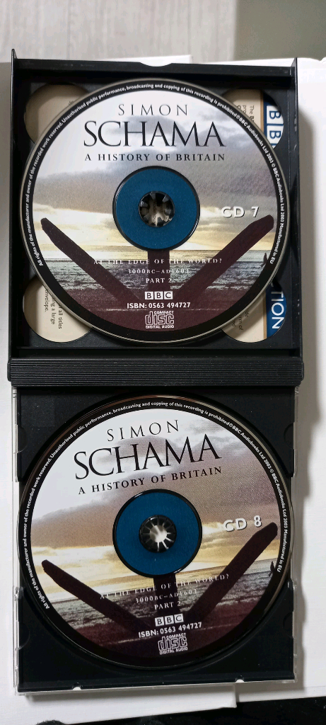 미사용 BBC 영국사 CD 8개 세트--7