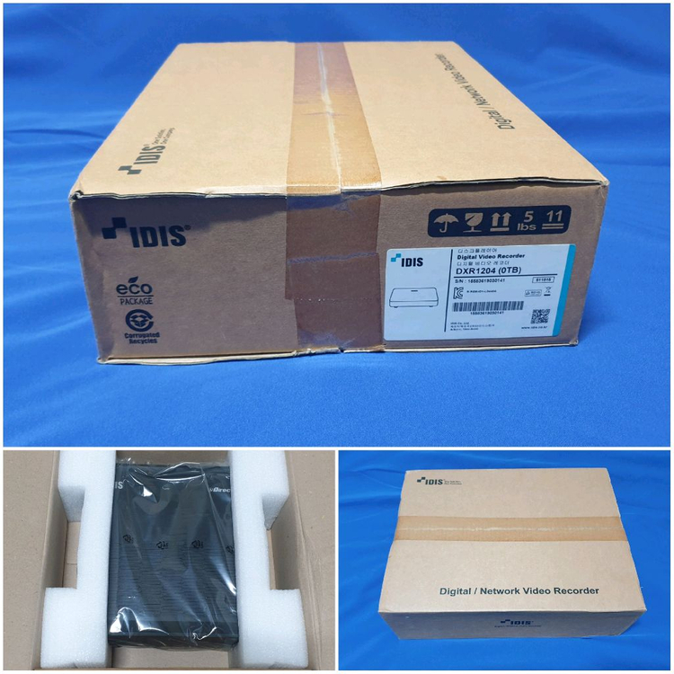 IDIS 4채널 CCTV 풀세트 (미사용)--2