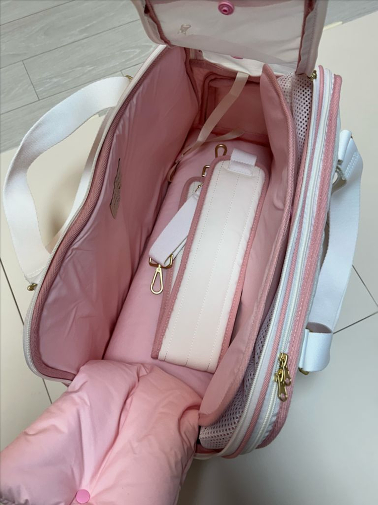 프롬위니 강아지 이동가방--1