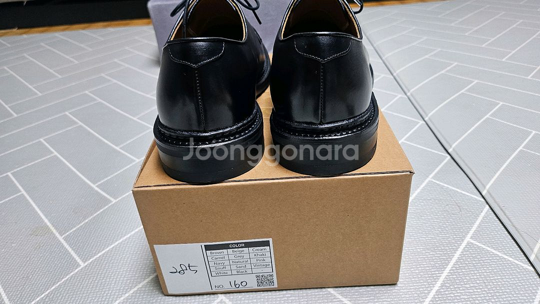 조셉트 101 더비슈즈 285 새상품--3