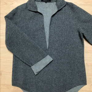 정품 띠어리 울 셔츠 블라우스