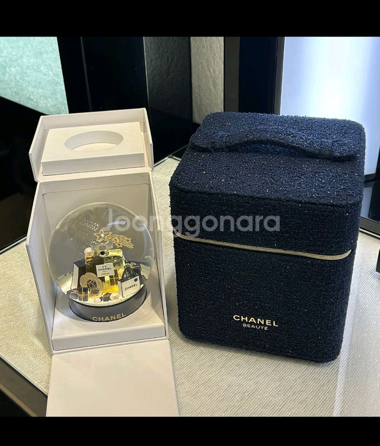 샤넬 25년 트위드소재 베니티 박스--3