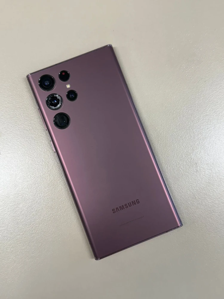 *19만원* 갤럭시S22울트라 버건디색상 256G 가성비꿀폰 23년8월개통 - 안심되는 중고거래
