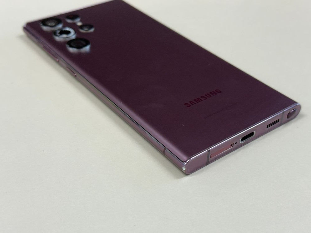 *19만원* 갤럭시S22울트라 버건디색상 256G 가성비꿀폰 23년8월개통 이미지