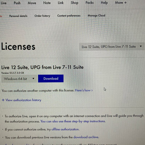 에이블톤 라이브 12 스위트 Ableton Live 12 Suite 상업용 판매합니다 (교육용 X)