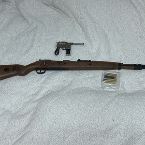 모형 총 kar98k & Mauser 권총 세트