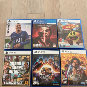 플스5 게임6개 일괄