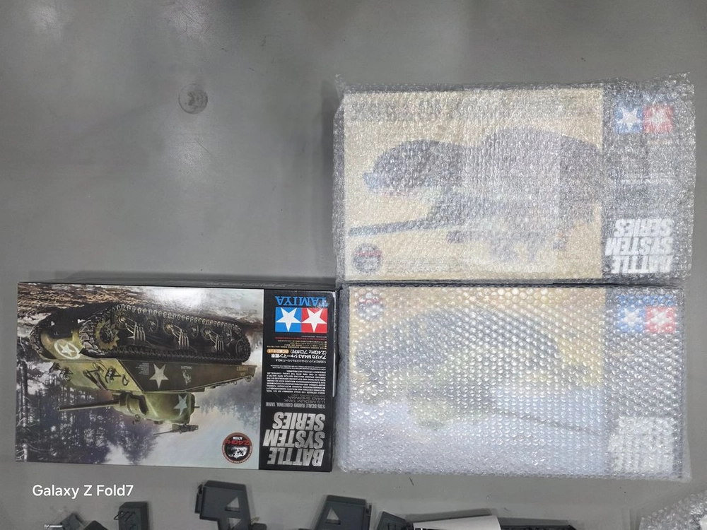 타미야 1/35 10전차 탱크, 셔먼탱크.T34 RC 베틀시스템 사운드킷 미조립 판매 합니다. - 안심되는 중고거래