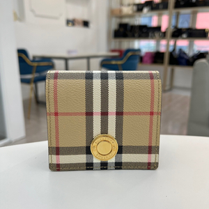 [럭스올 울산점]버버리 체크 스몰 반지갑 이미지