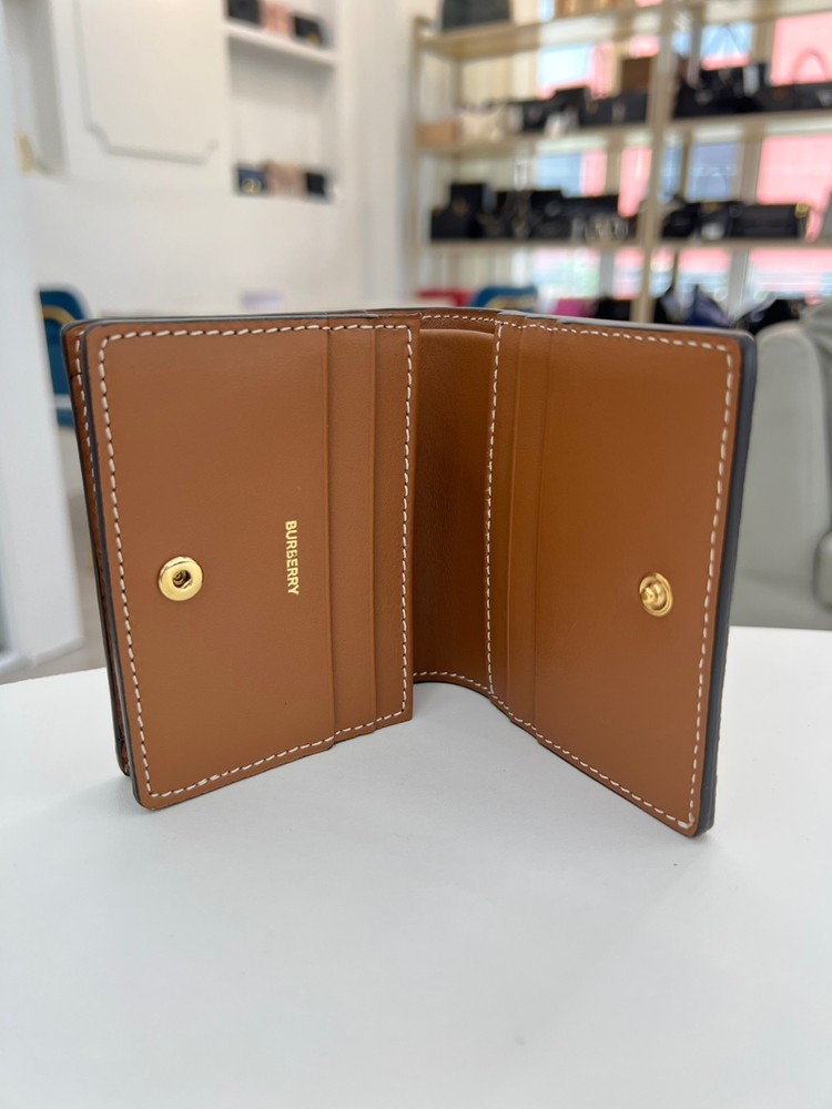 [럭스올 울산점]버버리 체크 스몰 반지갑 이미지