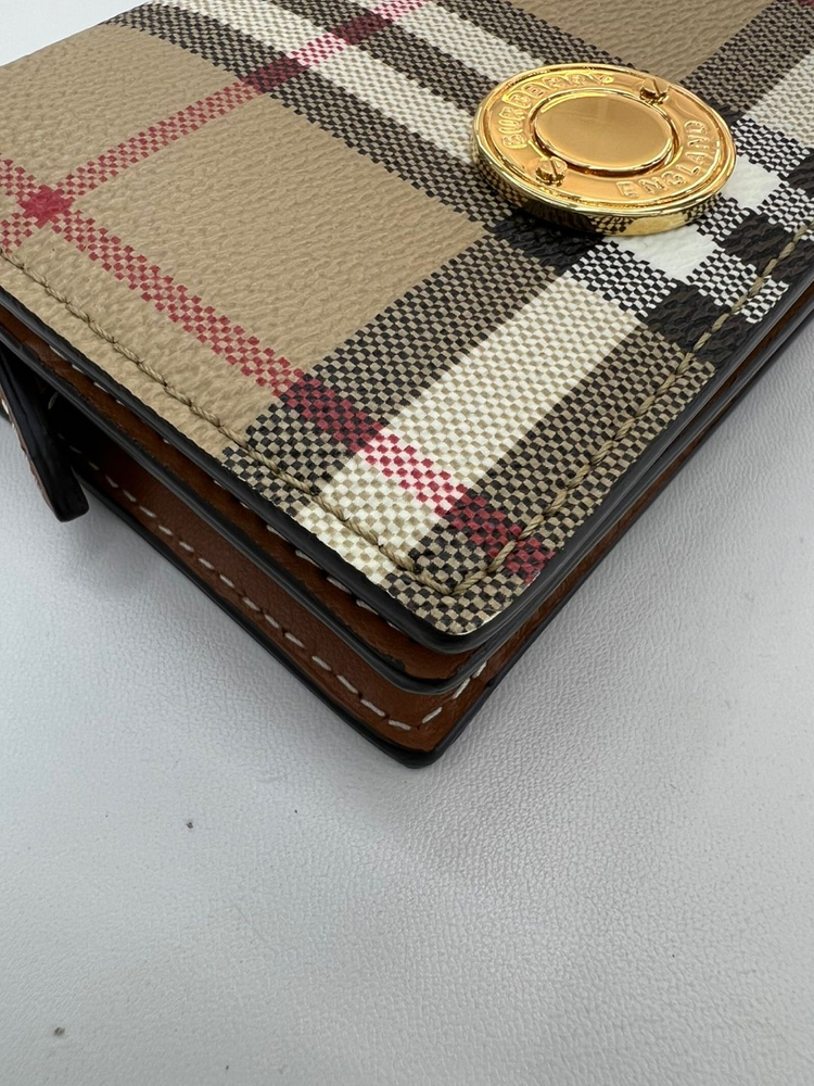 [럭스올 울산점]버버리 체크 스몰 반지갑 이미지