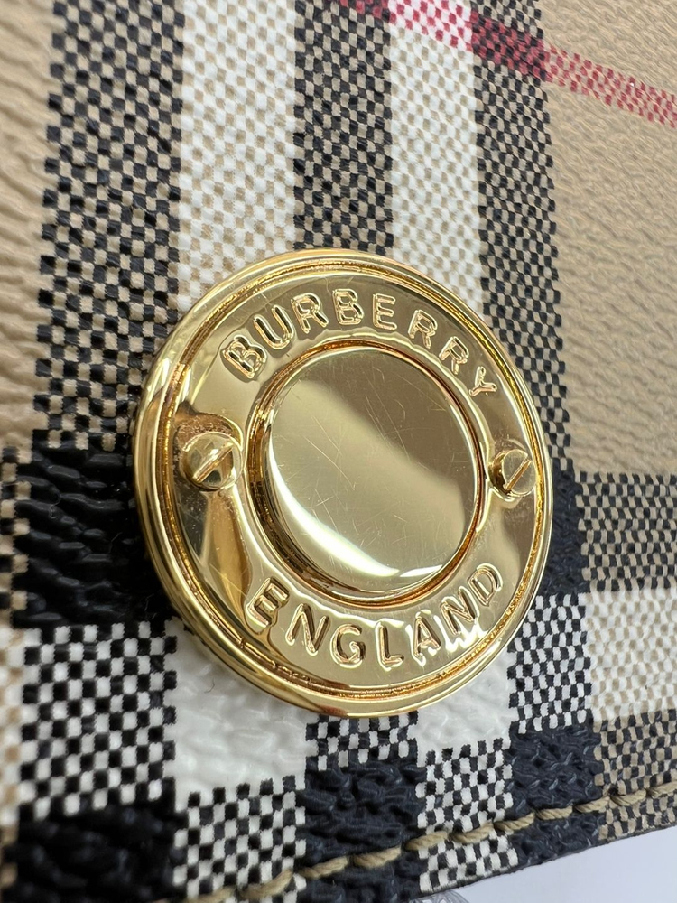 [럭스올 울산점]버버리 체크 스몰 반지갑 이미지