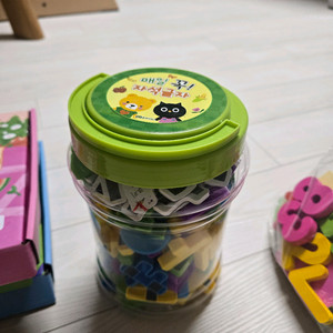 플레이맥스 매일 꼭! 자석글자 교구 미사용 새제품