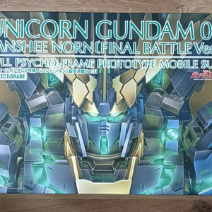 반다이 pg 유니콘건담 벤시노른 최종결전 한정판 미개봉 택포 이미지