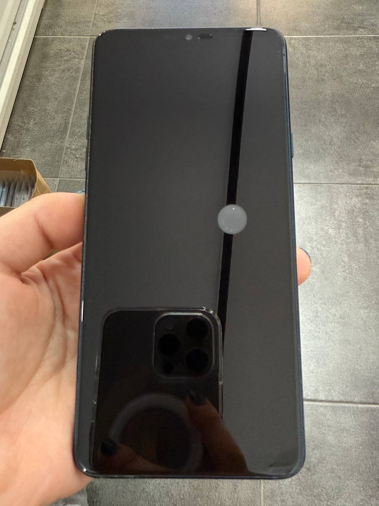 무잔상)LG Q9 블루 64GB--1