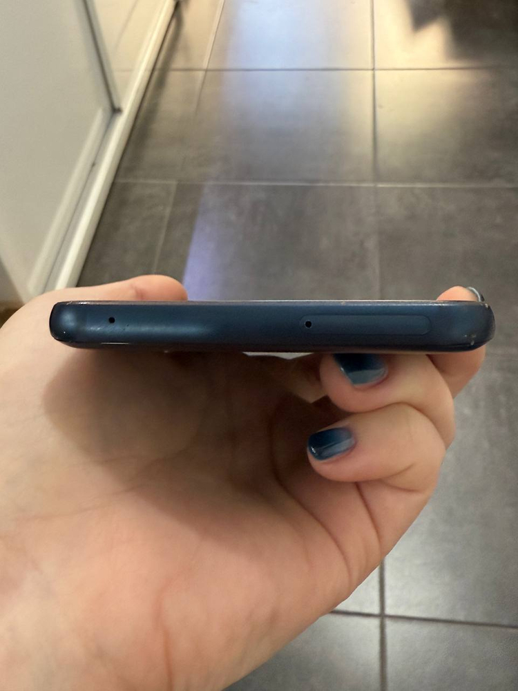 무잔상)LG Q9 블루 64GB--4