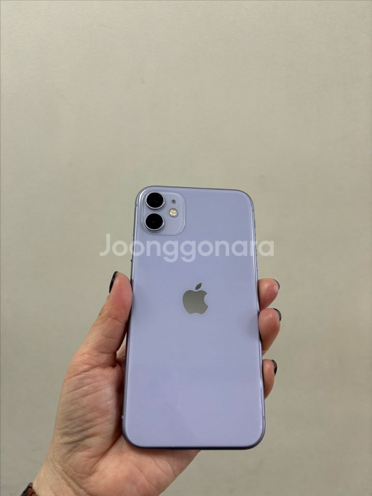 (부산중고폰) 아이폰11 퍼플 128기가 공기계 판매해요--1