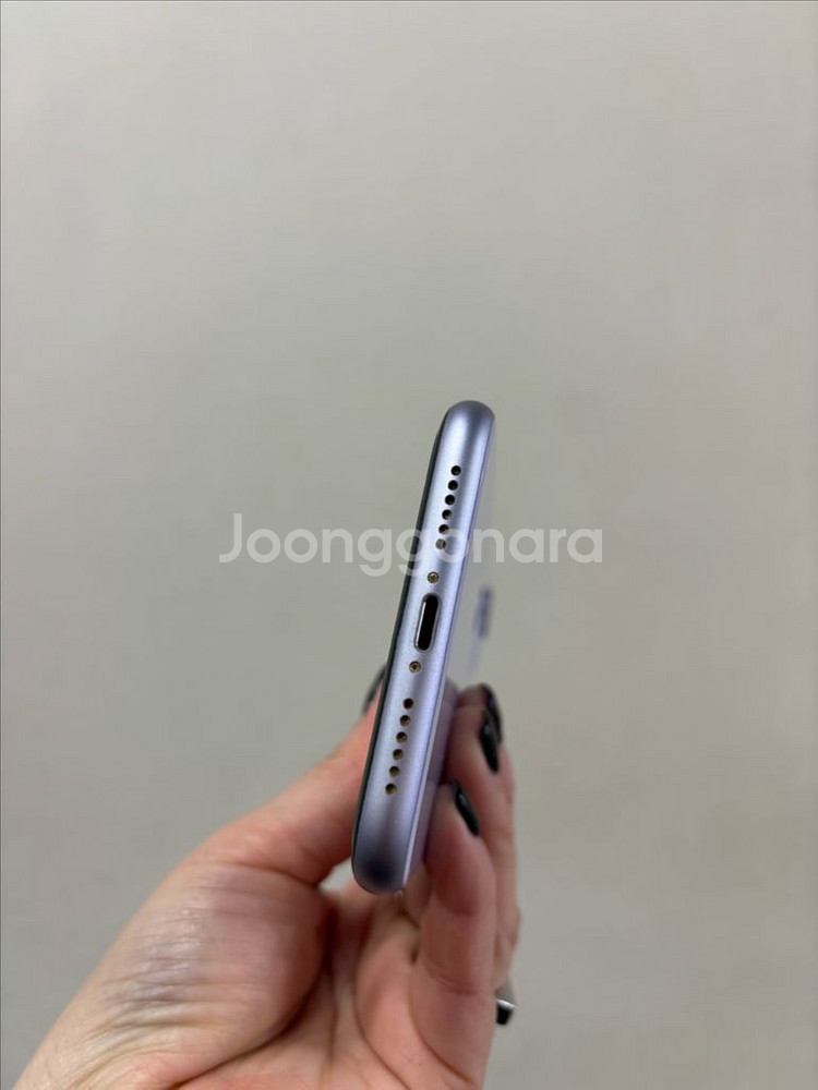 (부산중고폰) 아이폰11 퍼플 128기가 공기계 판매해요--4