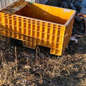 대형 플라스틱 물통 / 팔레트 박스 (배수구 있음)