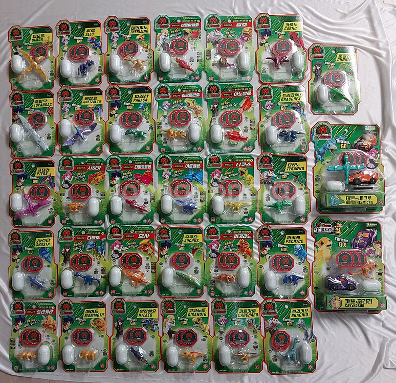 공룡메카드 타이니소어 더블피규어 채집통 메가티라노--3