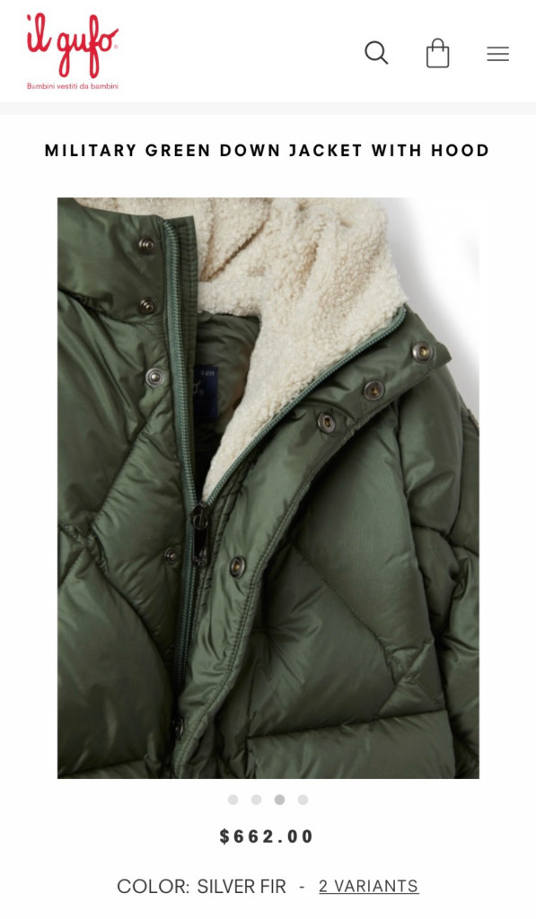 일구포 다운자켓 코트 10y--2