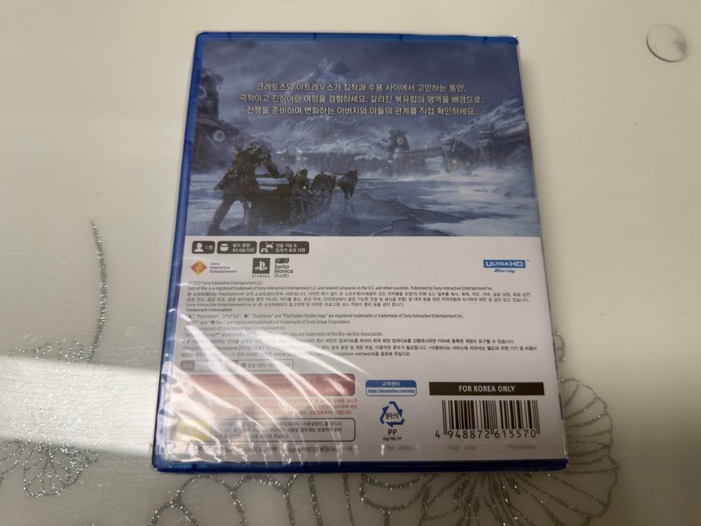 PS5 갓오브워 라그나로크 디스크 판매합니다.--1