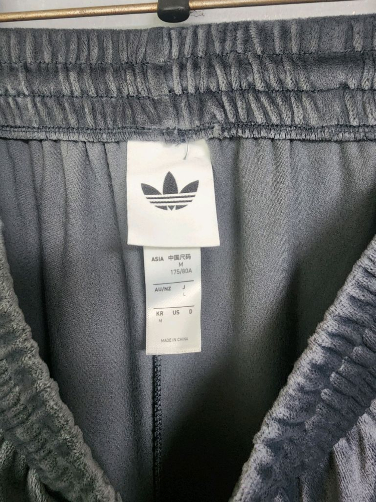 아디다스 벨루어 벨벳 그레이 트랙 팬츠m--2