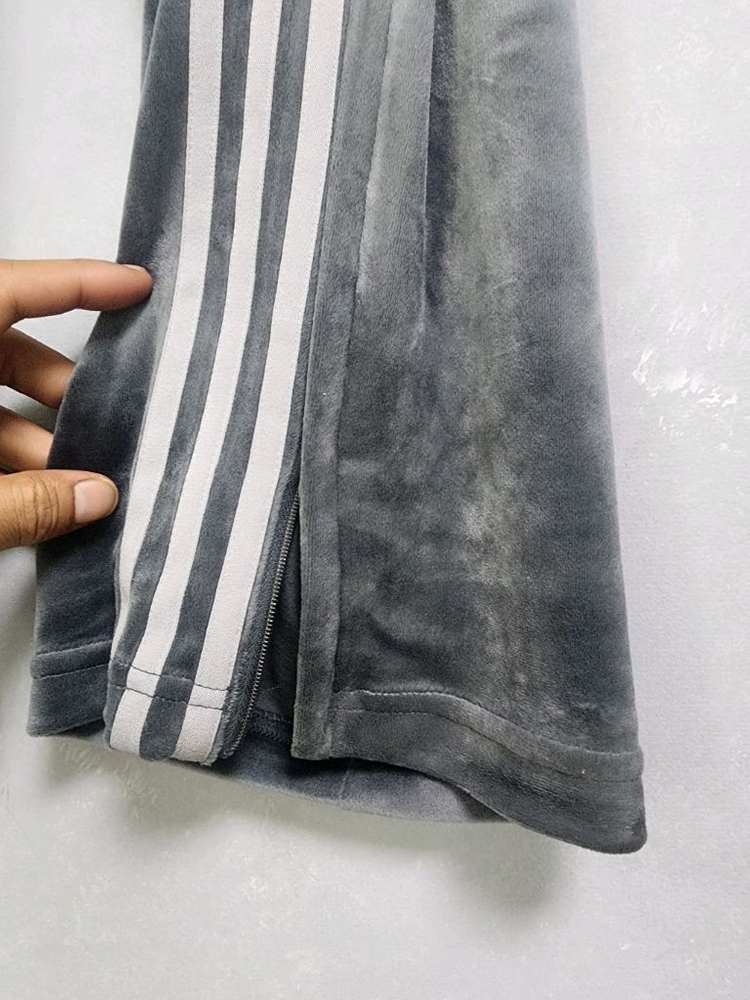 아디다스 벨루어 벨벳 그레이 트랙 팬츠m--3