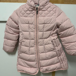 여아 핑크 퀄팅패딩 120