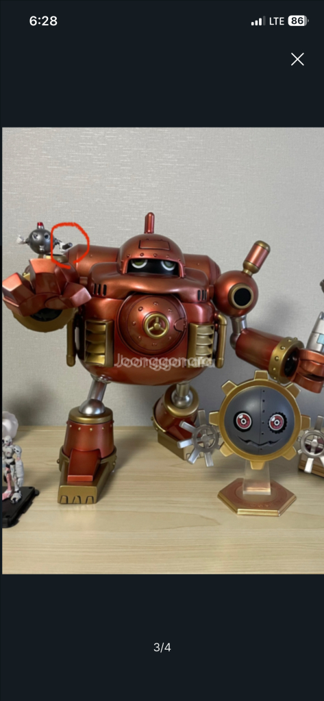 T1 가드로몬 디지몬 레진 피규어 팝니다--2