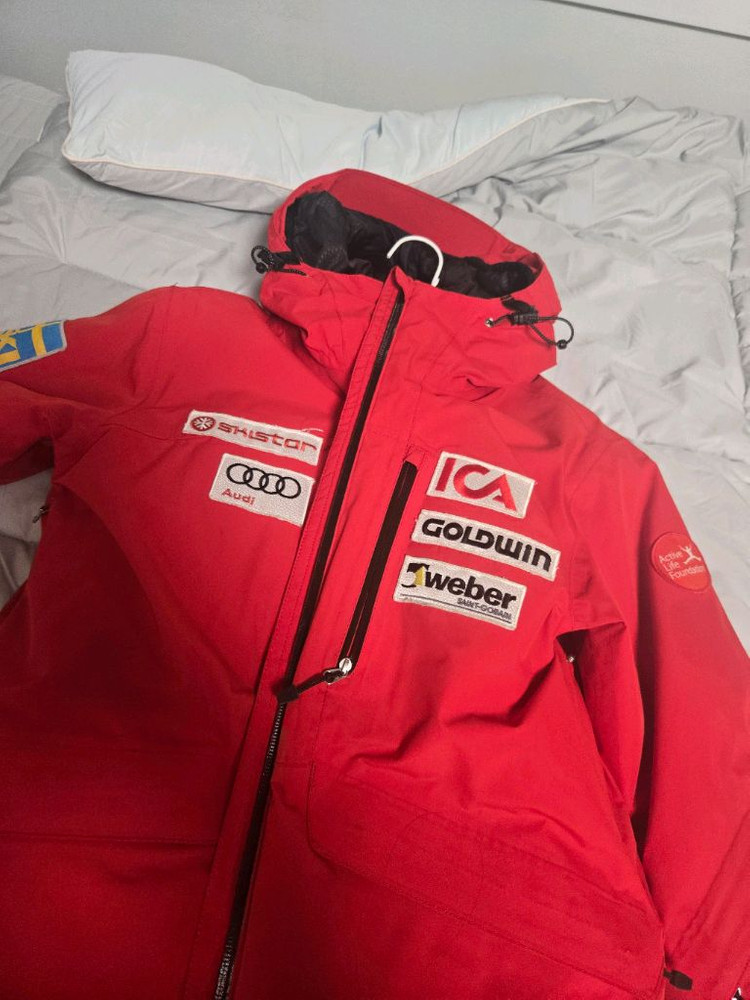 골드윈 스키복 자켓 150 + 검정바지14 주니어스키복 초등스키복 키즈스키복 이미지