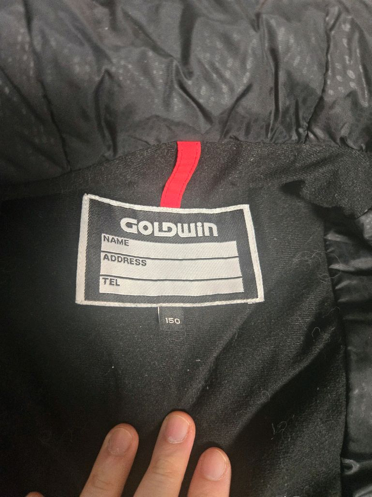 골드윈 스키복 자켓 150 + 검정바지14 주니어스키복 초등스키복 키즈스키복 이미지