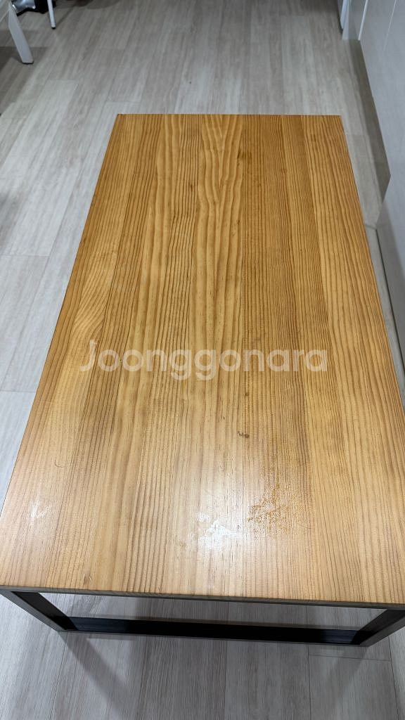 원목 상판 철제 프레임 티 커피 테이블 50x33x100cm실제로 보면 꽤나 예쁜 원목 상판 입니다. 원목이다 보니--1