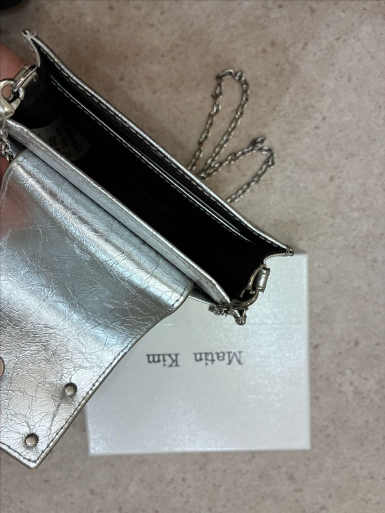 마틴킴 실버체인 카트지갑 풀박스--3
