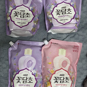 꽃담초 세탁기 전용 섬유유연제 4개 세트