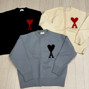 아미 빅하트 니트 3종 / 스몰하트 니트 / 맨투맨