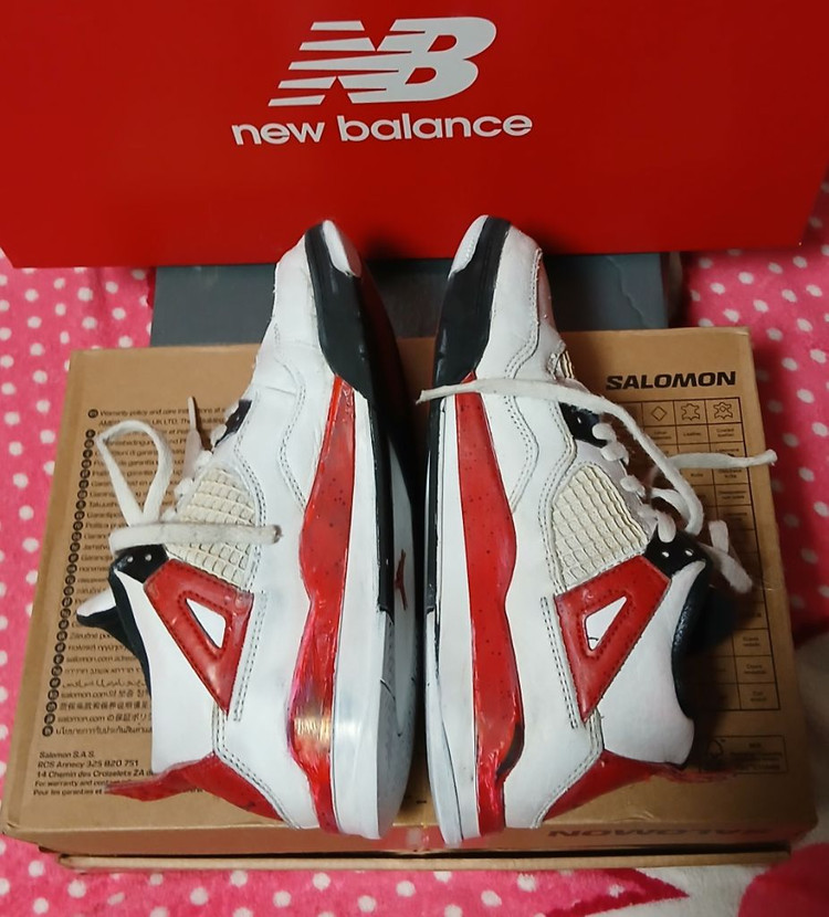 나이키 조던4레트로 주니어화220운동화 BQ7669-161--2