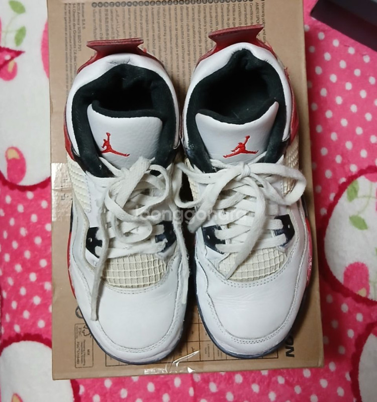 나이키 조던4레트로 주니어화220운동화 BQ7669-161--4