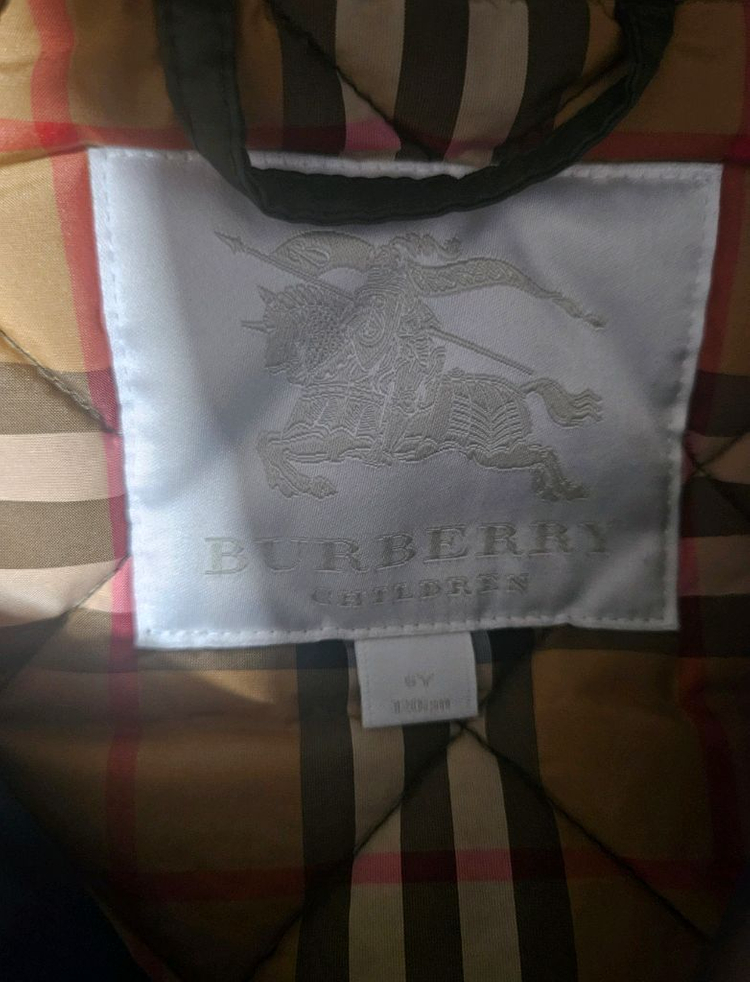 버버리 칠드런 퀼팅 자켓 키즈 아우터 이미지