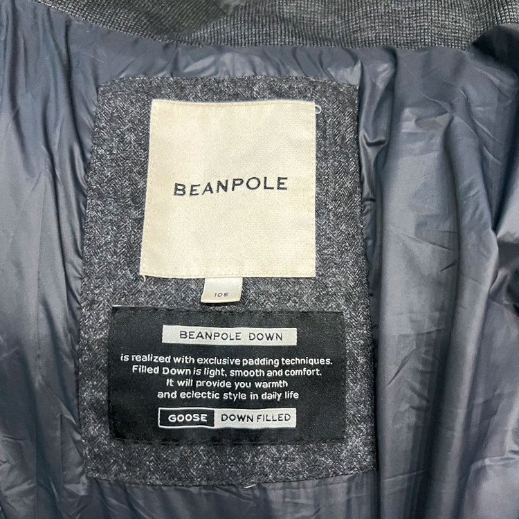 105) 빈폴 구스다운 패딩 코 트 거위털 패딩 코트--4