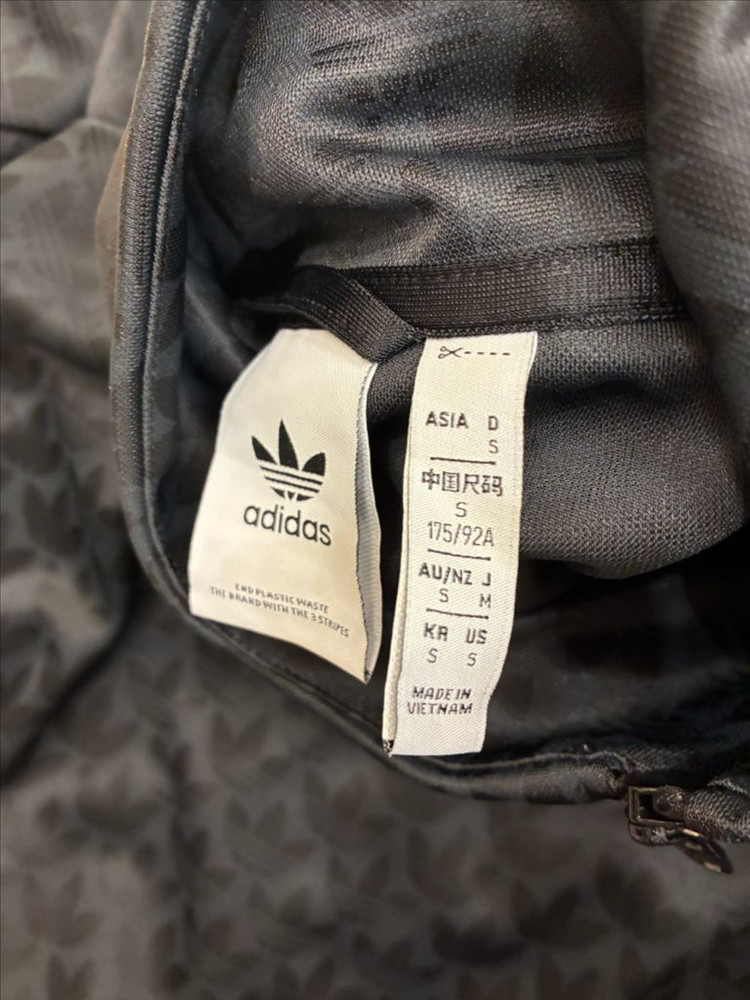 아디다스 블랙 후드집업--3